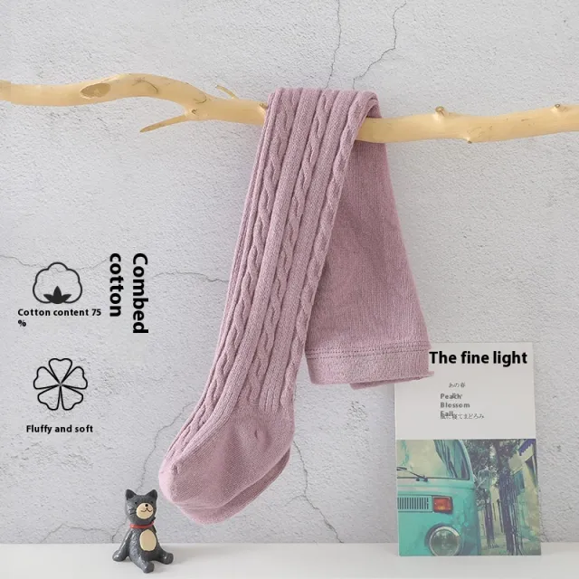 Leggings Autumn Cotton Socks Tube Stockings Pink - Shop at LoveMi