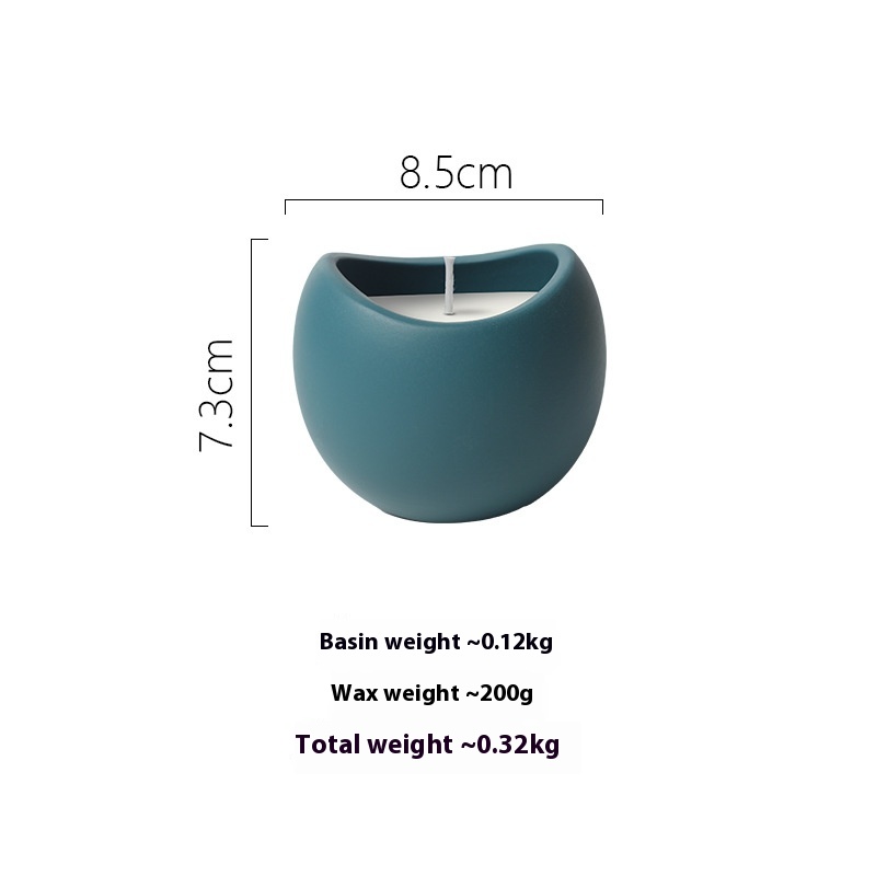 AK302 Green Blue Candle Cup