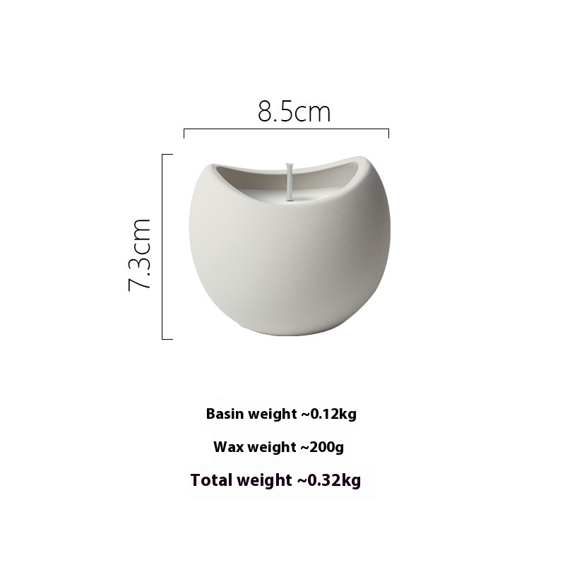 AK302 New Beige Candle Cup