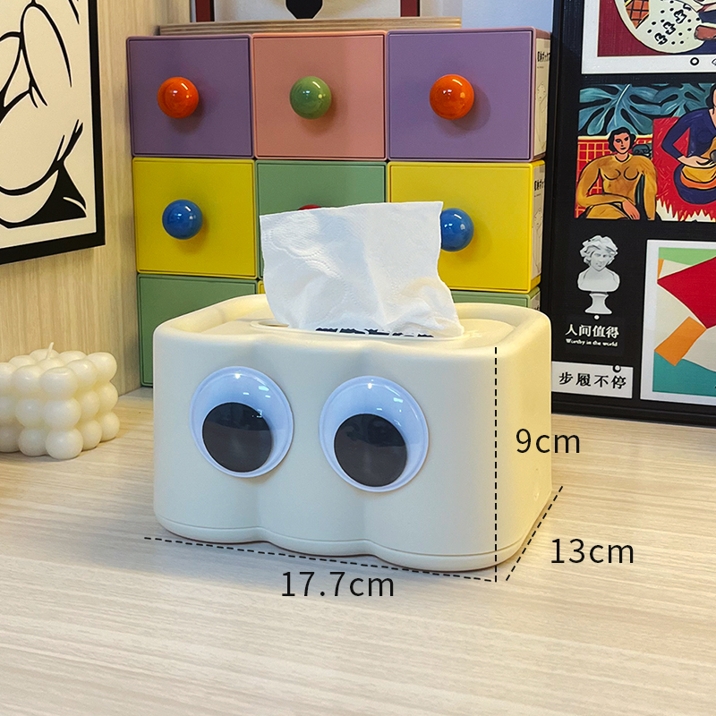 Cute Eyes Tissue Box