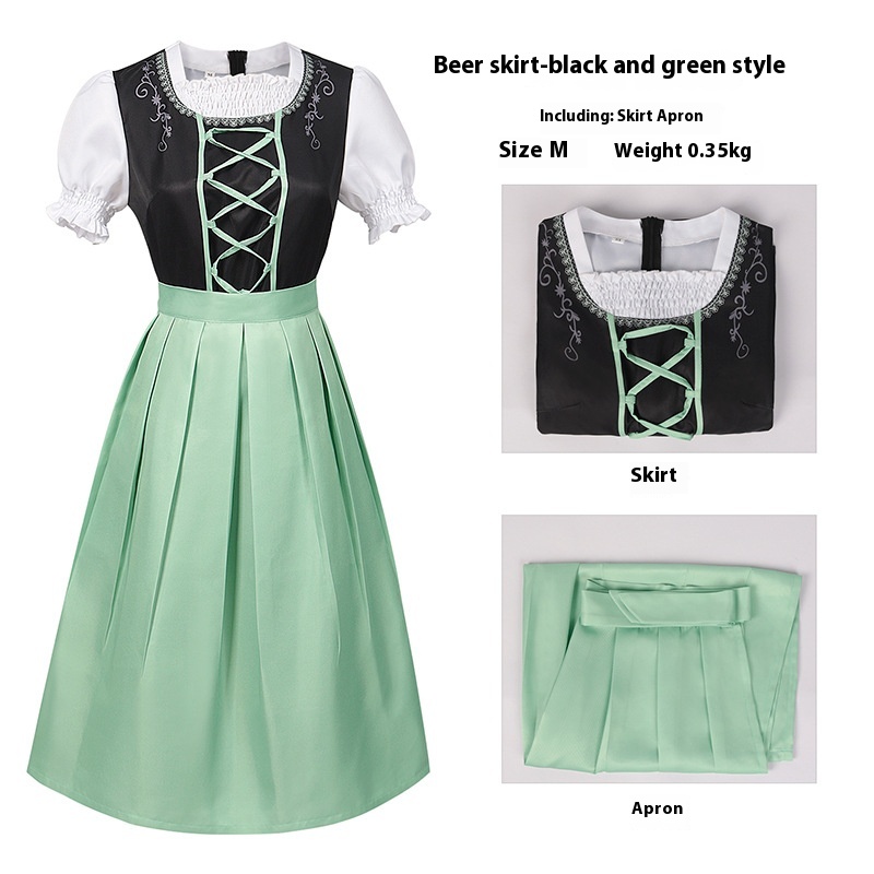 Beer Skirt Black And Green