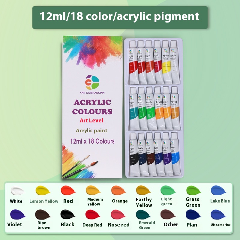 18 Colors 12ml Single Pack