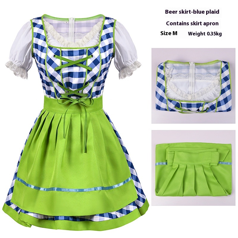 Beer Skirt Green Apron