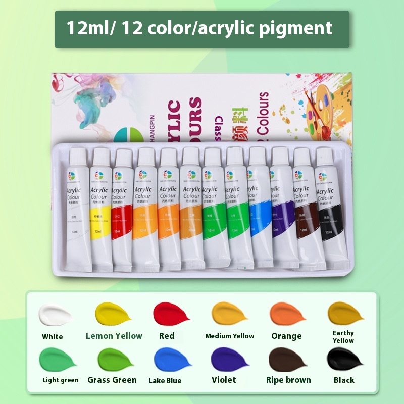 12 Colors 12ml Single Pack