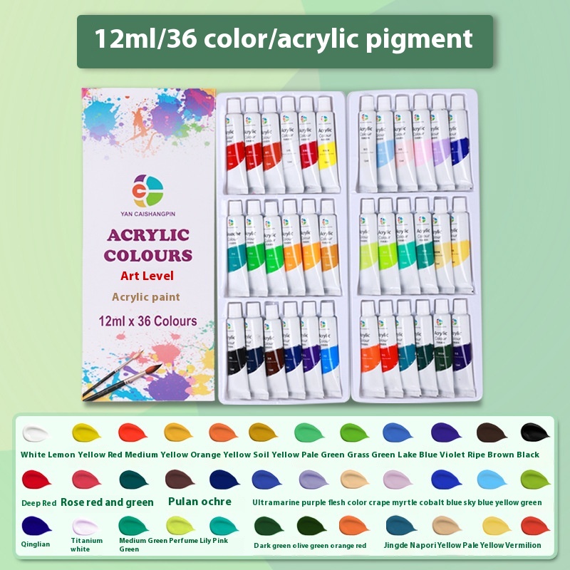 36 Colors 12ML Single Pack