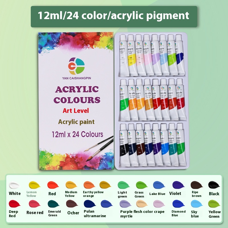 24 Colors 12ml Single Pack