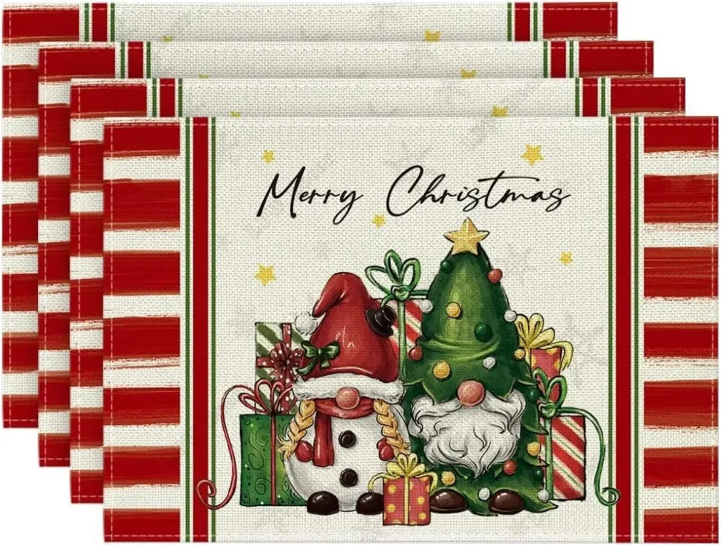 Christmas Holiday Decoration Insulation Anti-scald Placemat - 5Color