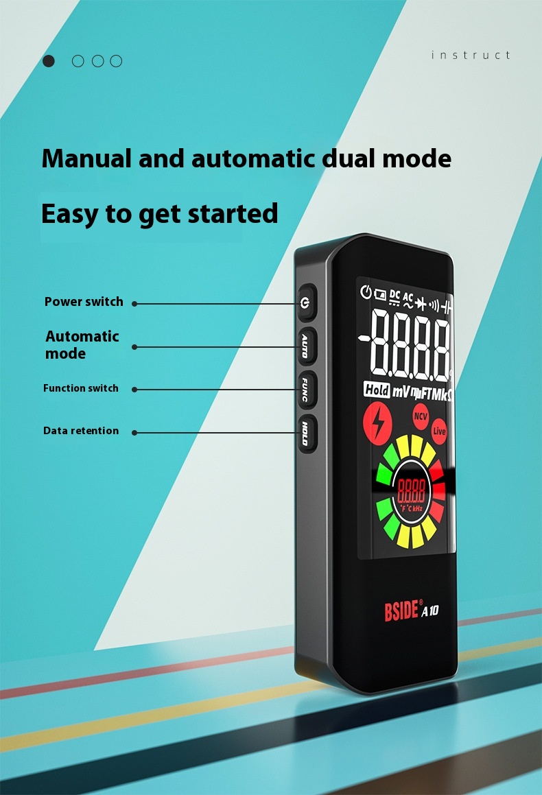 Title 4, BSIDE A10 Automatic Intelligent Multimeter