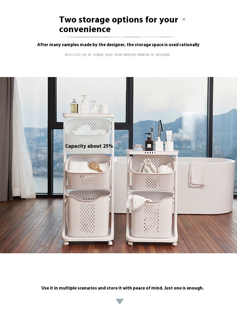 Title 22, Multifunctional Laundry Basket Mobile Foldable ...