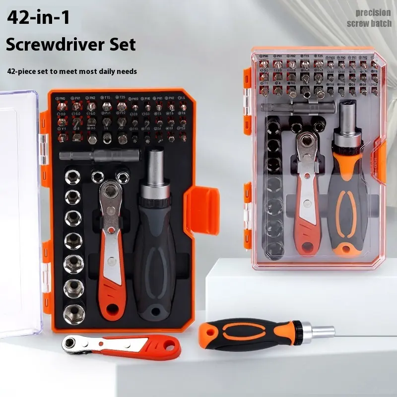 42 In 1 Ratchet Screwdriver Set Hardware