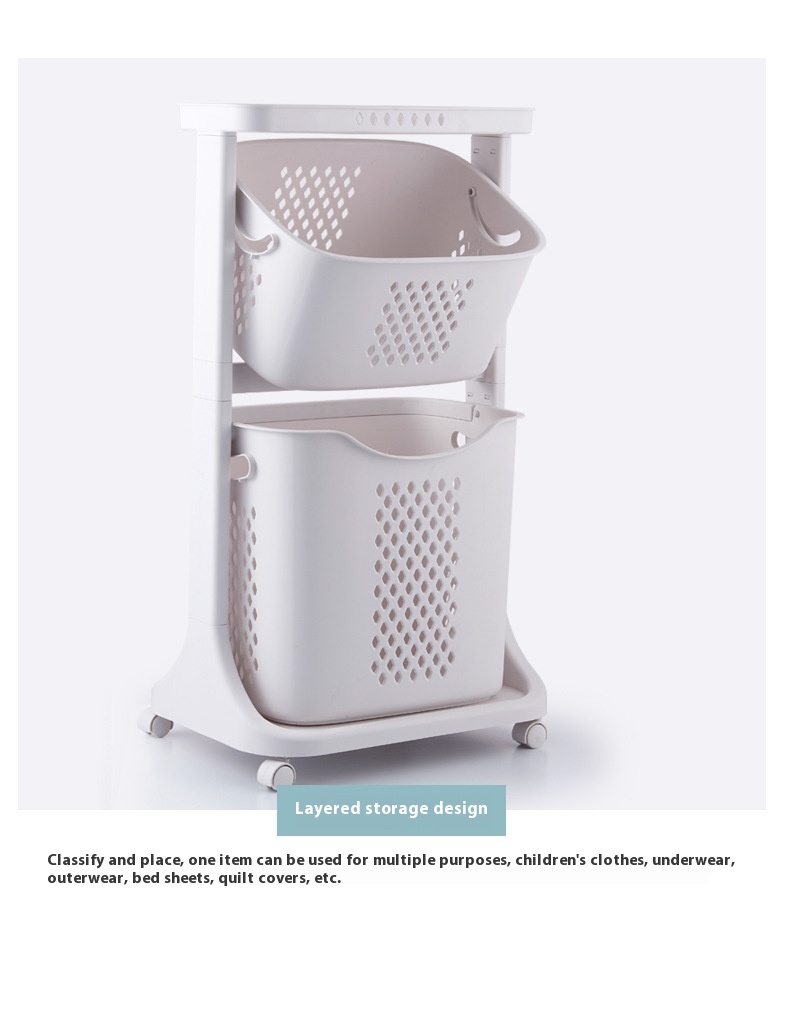 Title 6, Multifunctional Laundry Basket Mobile Foldable ...