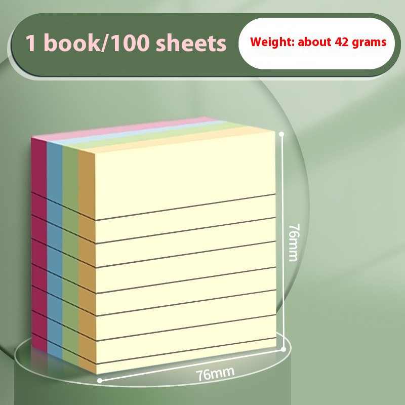 100 Sheets 76X76mm