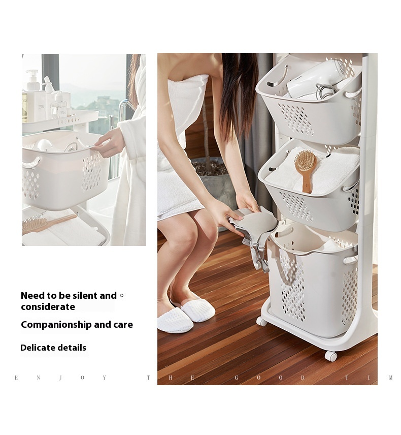 Title 13, Multifunctional Laundry Basket Mobile Foldable ...