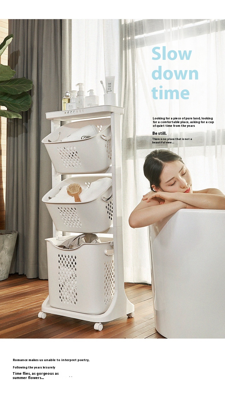 Title 20, Multifunctional Laundry Basket Mobile Foldable ...