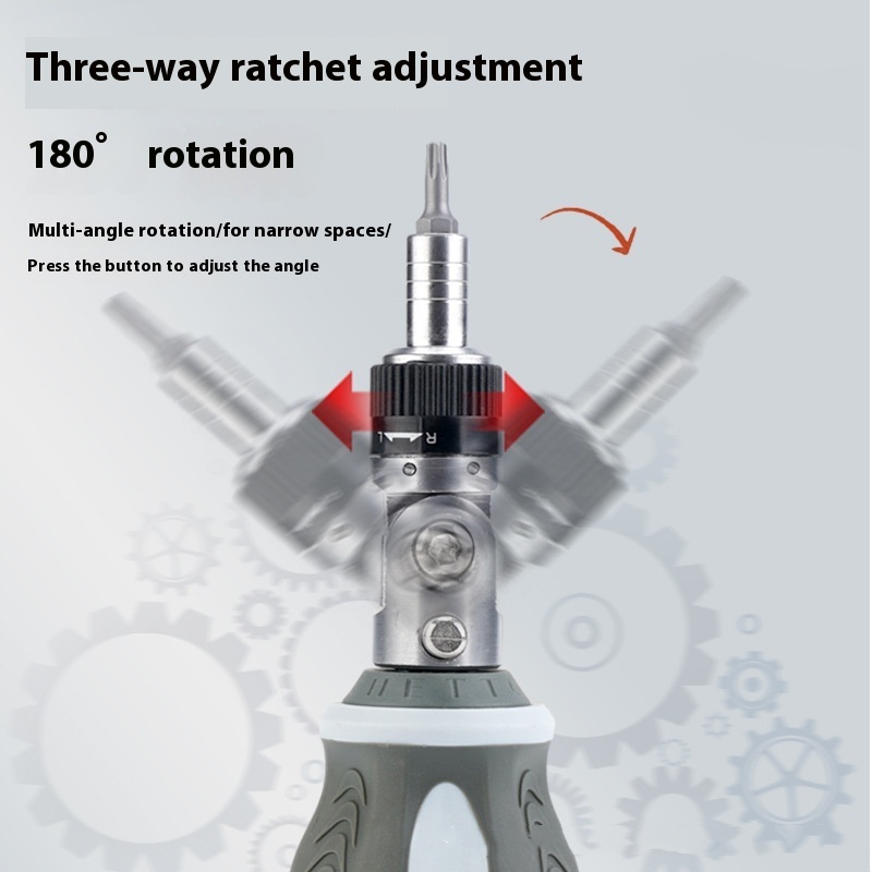 Title 2, Multi-Angle Ratchet Screwdriver Two-way Ratchet...