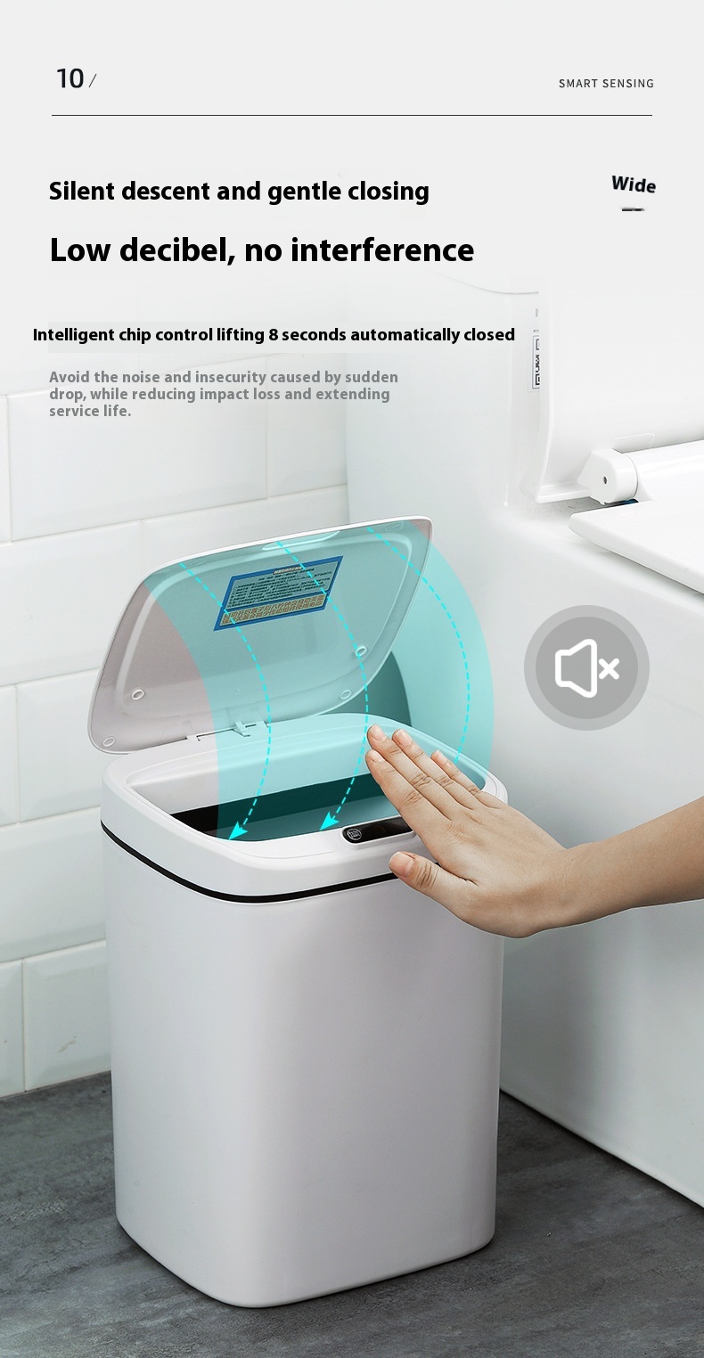 Title 9, Household Intelligent Garbage Bin With Lid Sensing