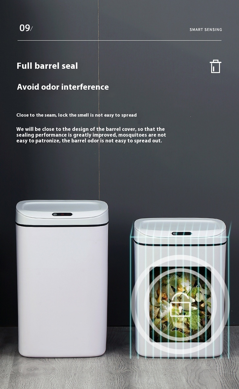 Title 7, Household Intelligent Garbage Bin With Lid Sensing