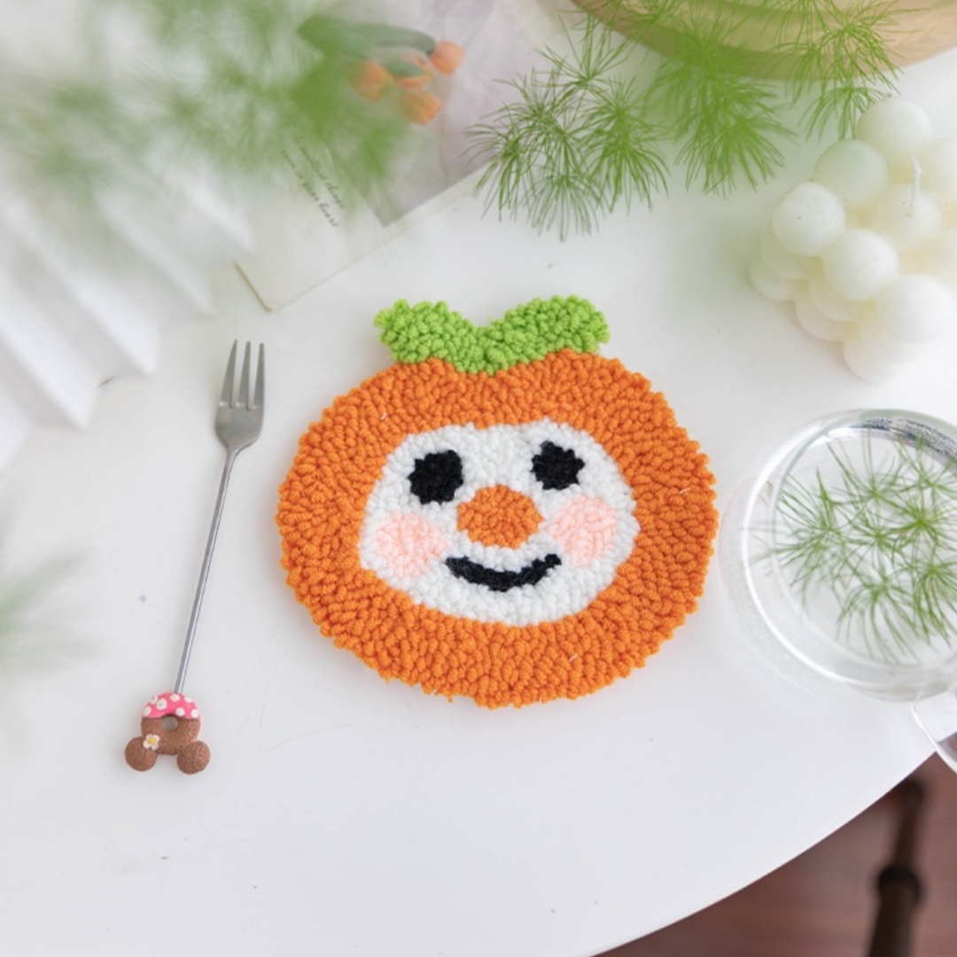 Novice Zero Basic Handmade Diy Poke Embroidery Coaster Material Package