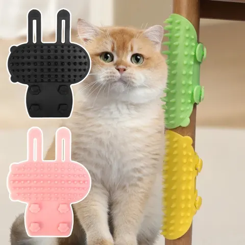 Pets Cat Hair Removal Massage Comb Cats Scratching Rubbing