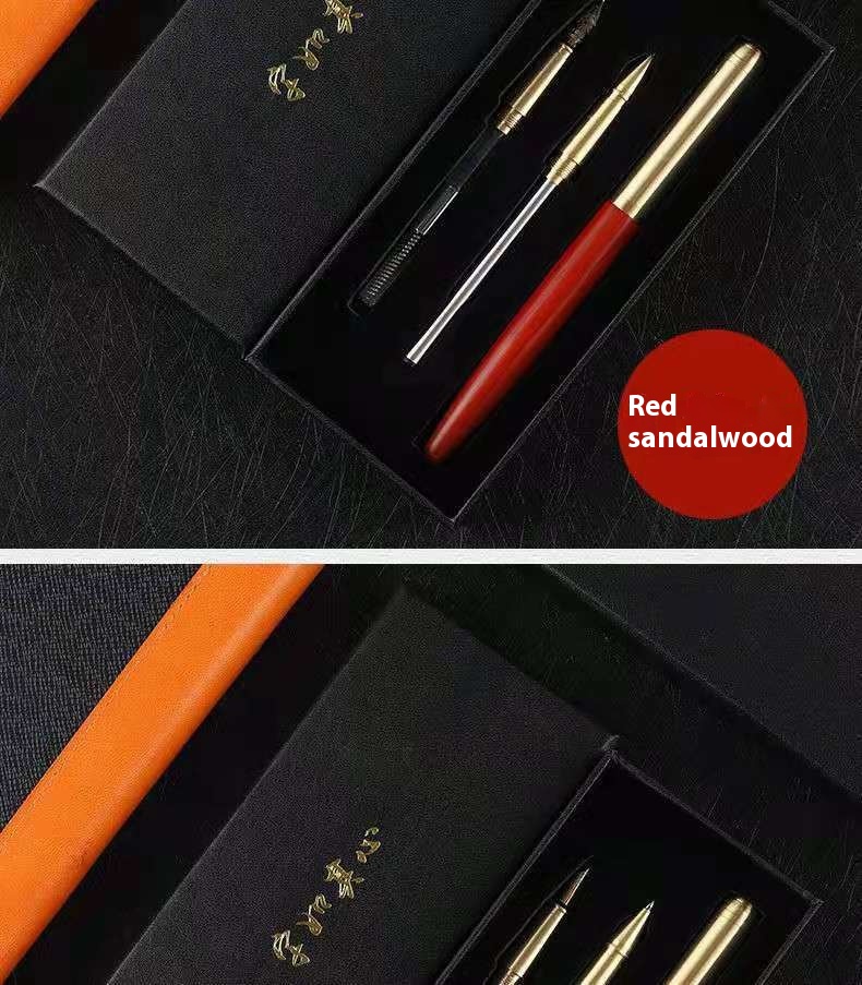 Title 7, Caneta de assinatura premium em latão e sândalo...