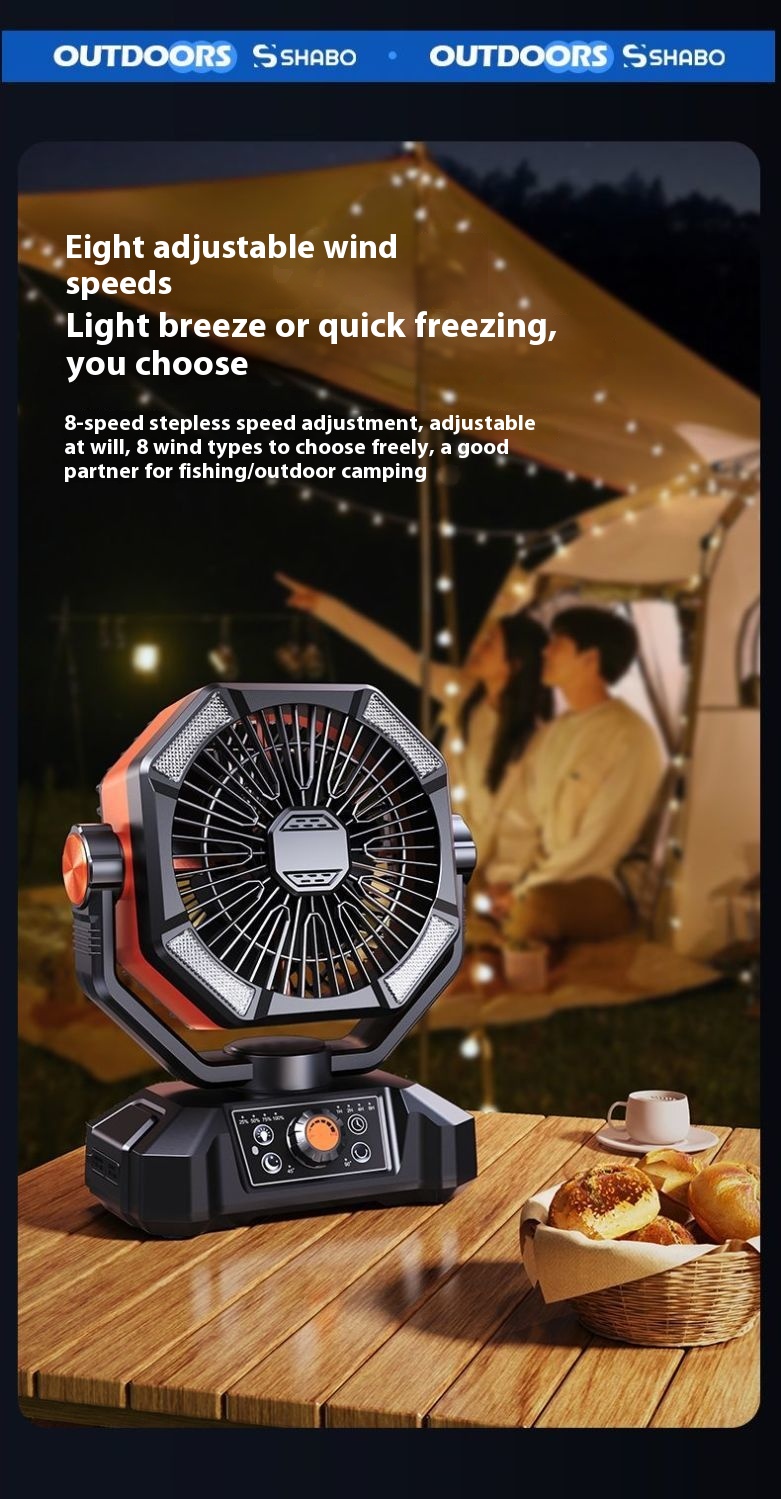 Title 19, Electric Fan Wireless Outdoor Camping Charging ...