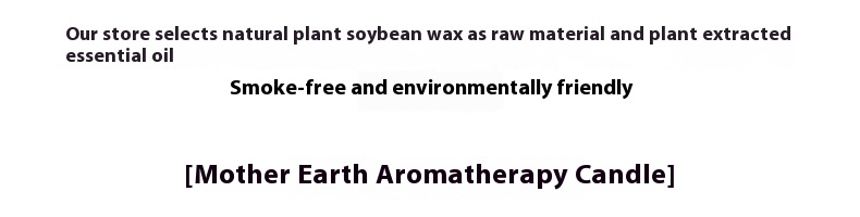 Title 7, Europese Gaia Aarde Moeder aromatherapie kaars,...