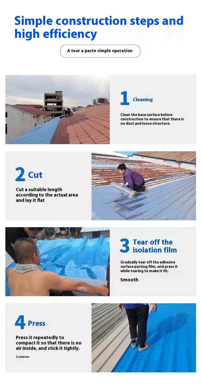 Title 4, Roof Waterproof Tape Color Steel Tile Waterproo...