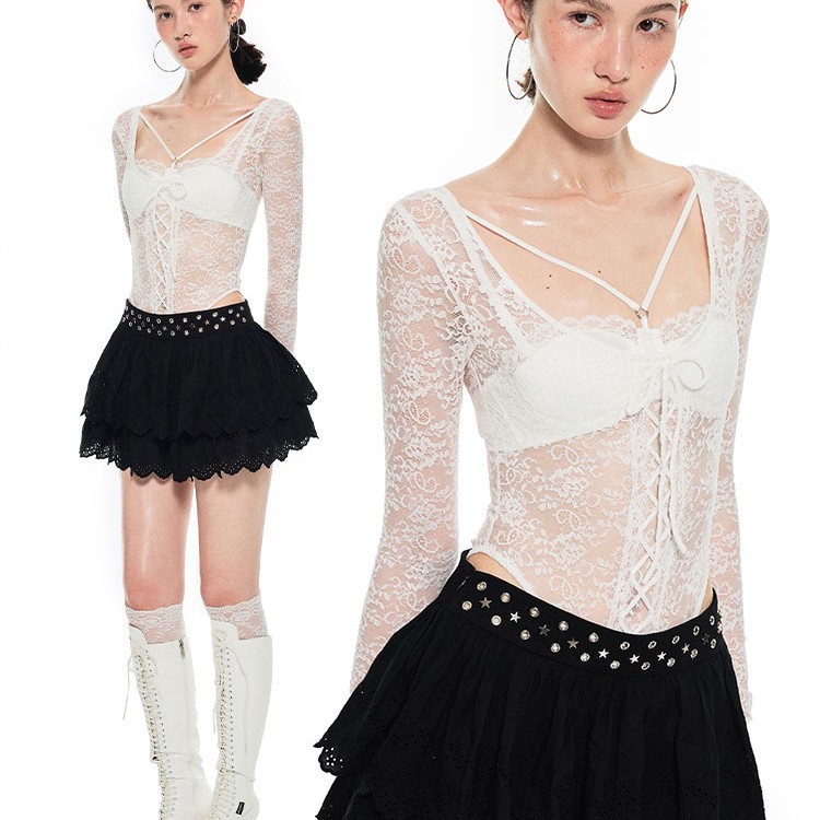 Hot Girl Slimming Long Sleeves Small Shirt Top