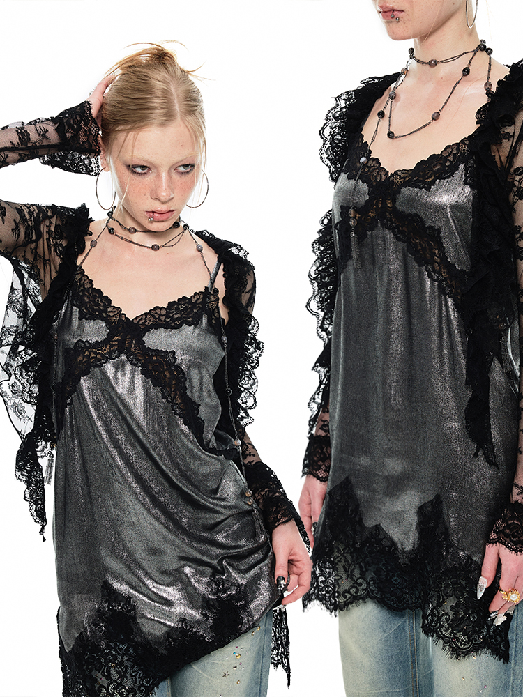 Cardigan Micro Elastic Skin-friendly Fat Hiding Top