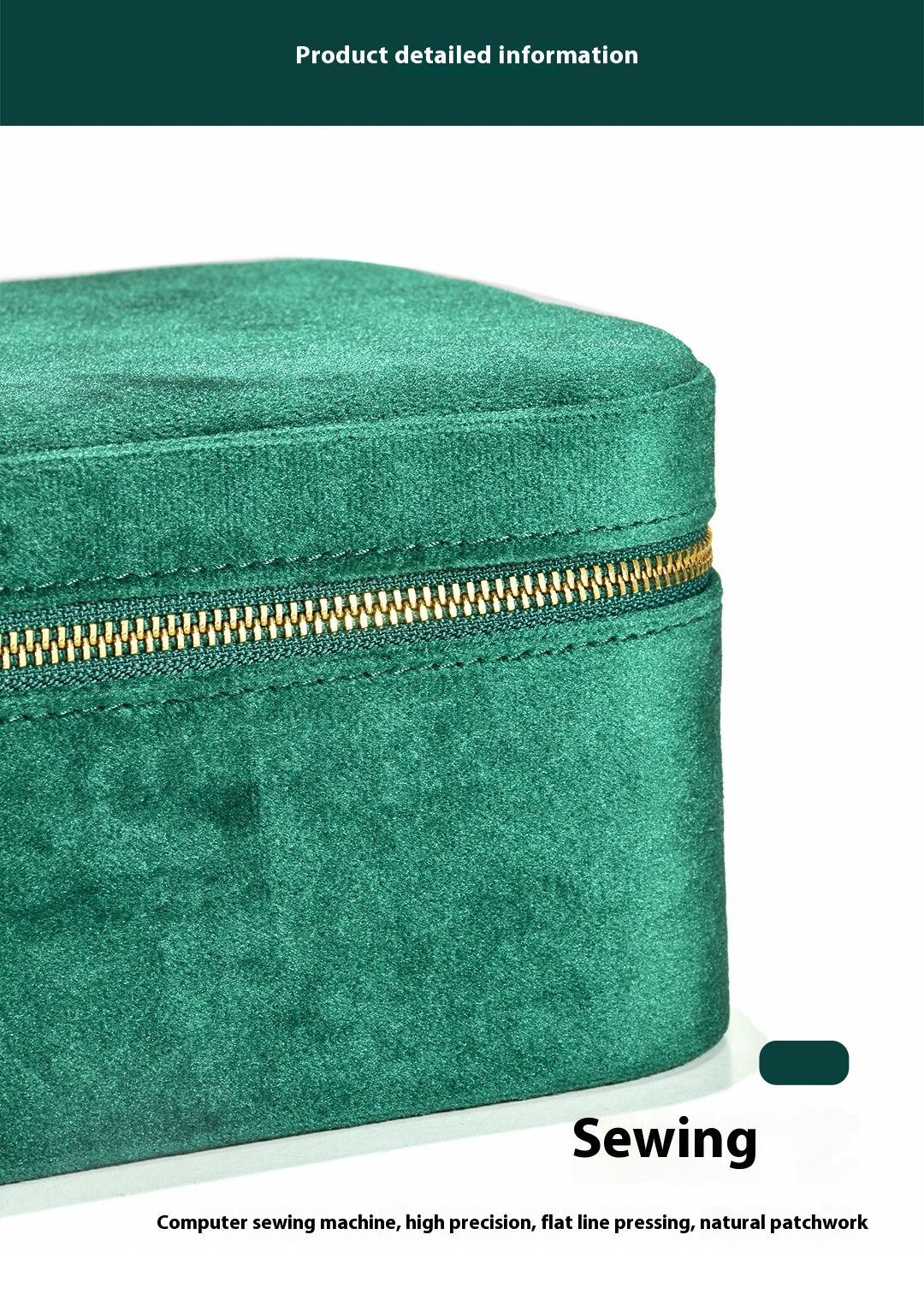 Title 8, Double Layer Velvet Jewelry Box, Home Retro Mul...