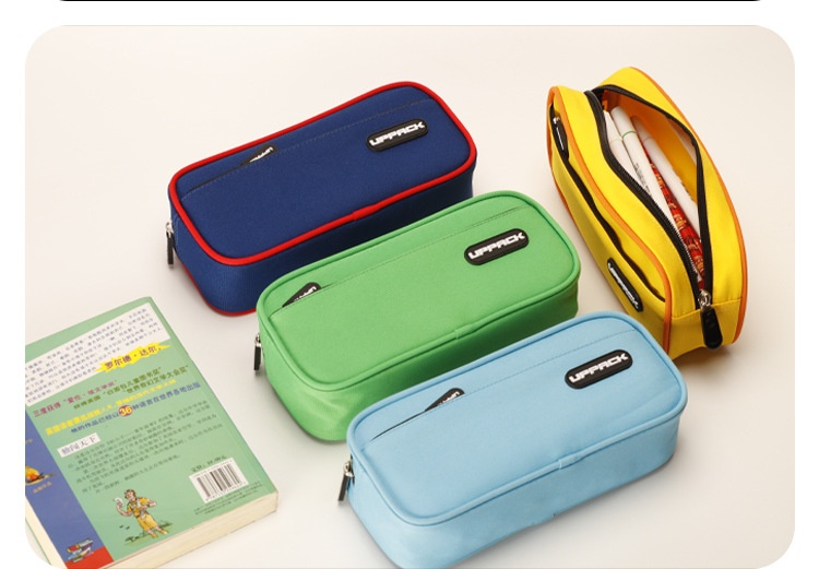 Title 3, Double Layer Pencil Case With Large Capacity An...