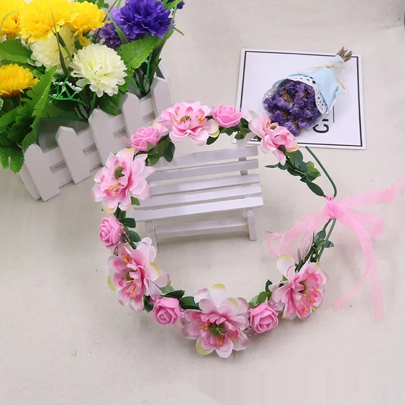 Bride Children Headwear Sweet Garland Wedding Dress