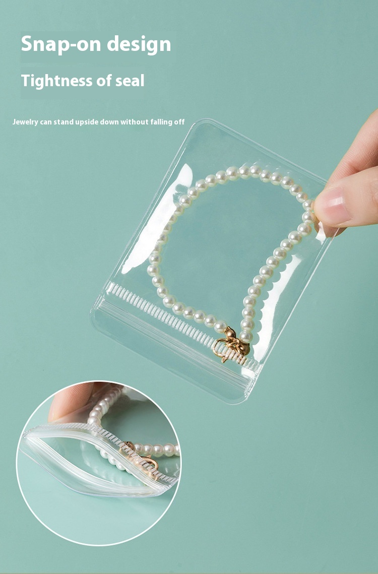 Title 7, Jewelry Earrings Transparent Storage Bag