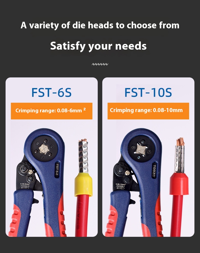 Title 4, Small Pliers Tube Terminal Crimping Pliers