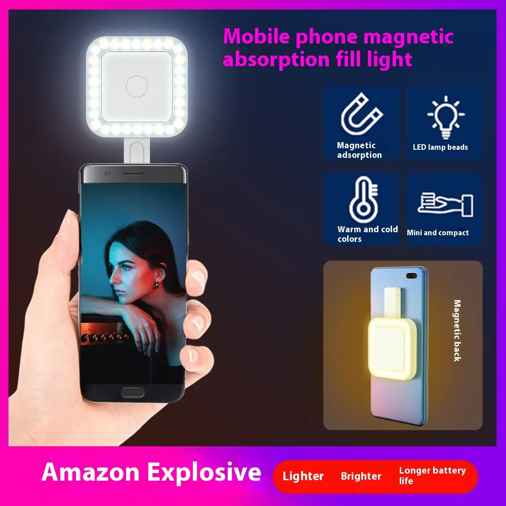 Magnetic Phone Selfie Beauty Fill Light