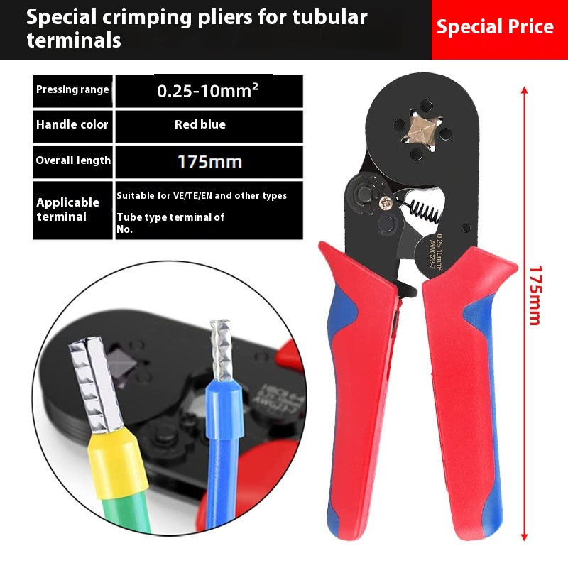 Title 7, Small Pliers Tube Terminal Crimping Pliers