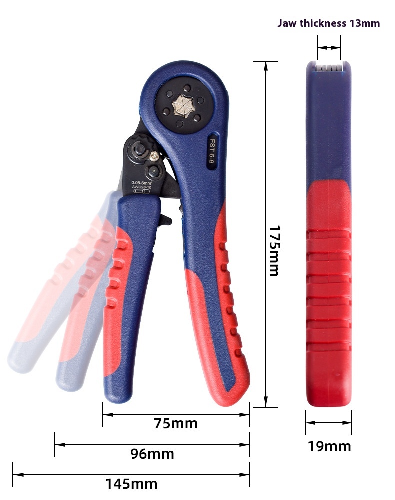 Title 6, Small Pliers Tube Terminal Crimping Pliers