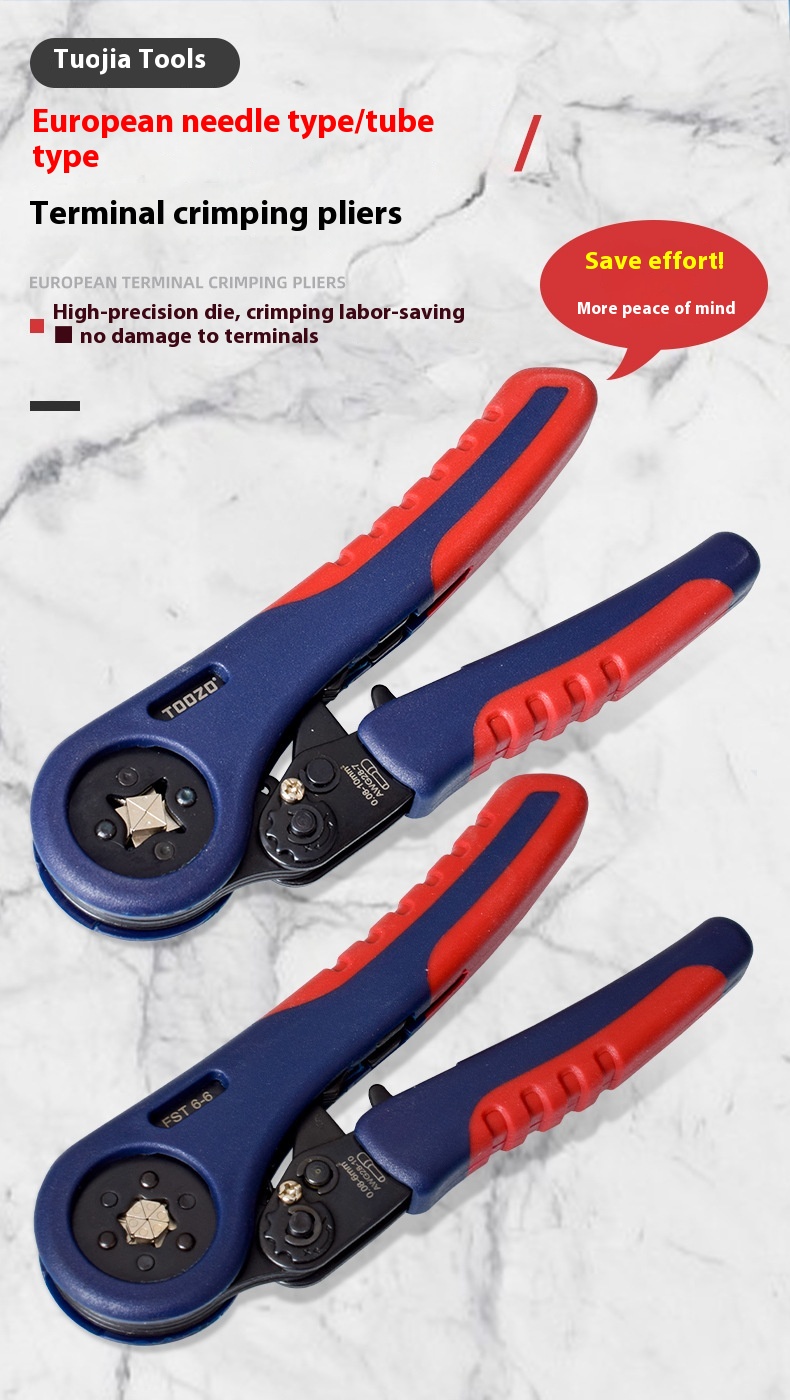 Title 2, Small Pliers Tube Terminal Crimping Pliers