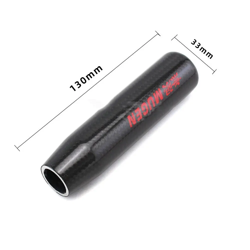 Car Modification Gear Head 13cm Carbon Fiber