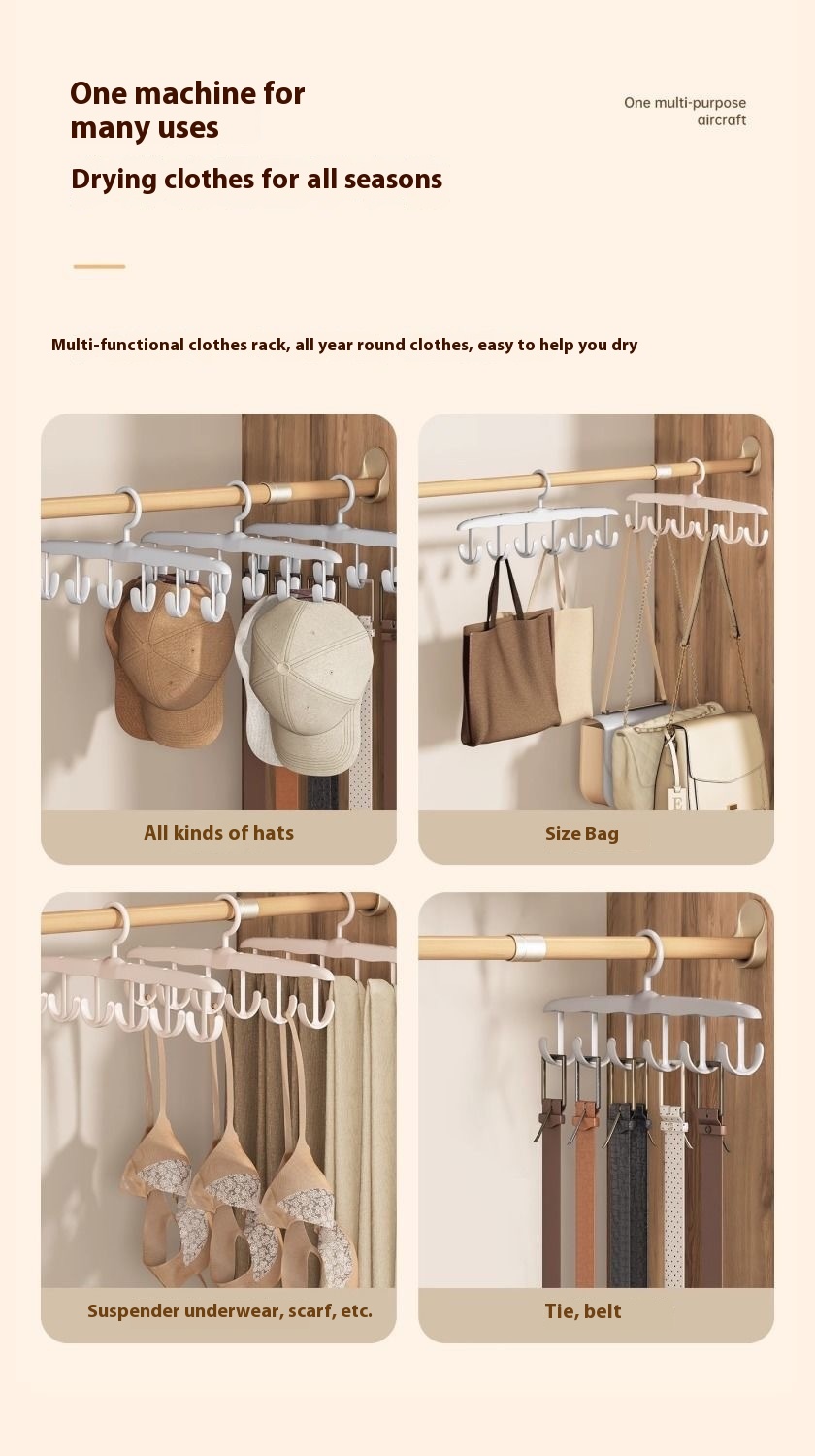 Title 8, Sling Hook Multi-functional Storage Rack Tie Un...