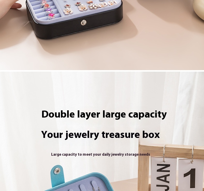 Title 3, Diamond Jewelry Box Storage And Carrying Creative