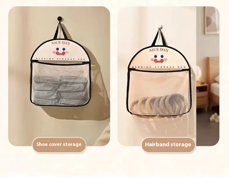 Title 8, Sundries Storage Net Pocket Underwear Sock Stor...