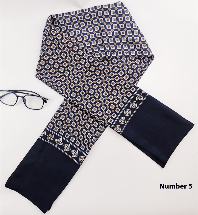 Title 8, Mens Simplicity Silk Scarf High-End Washed wit...