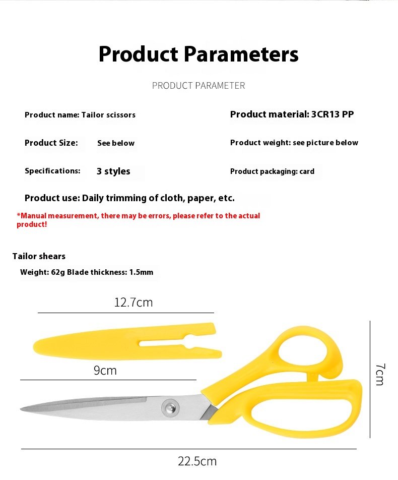 Title 13, Professional Home Handmade Tailor Scissors Cutt...