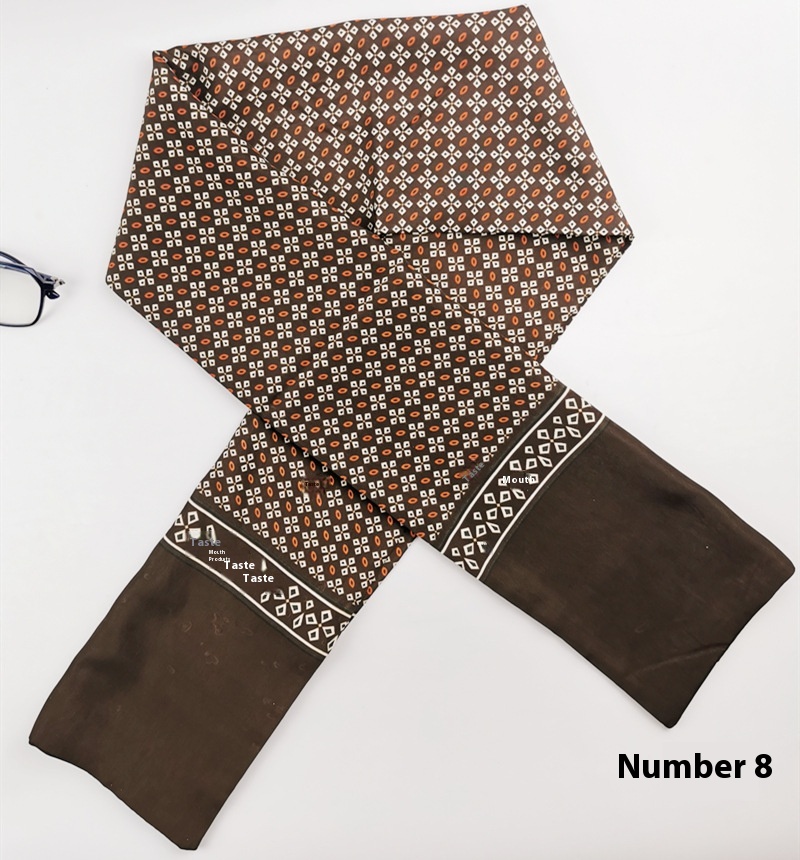 Men's Scarf - Stylish Cashmere Silk Scarf