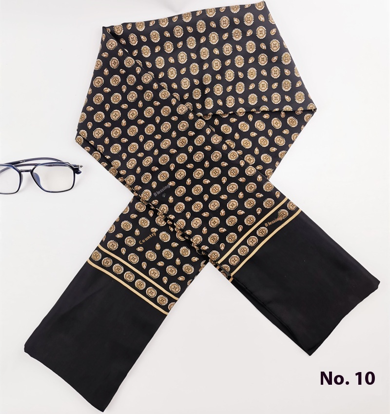 Title 12, Mens Simplicity Silk Scarf High-End Washed wit...