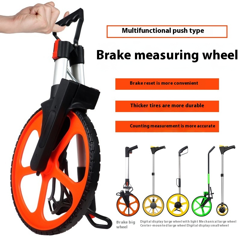 Mechanical Ranging Wheel Outdoor Hand Push Roller Measuring Scale