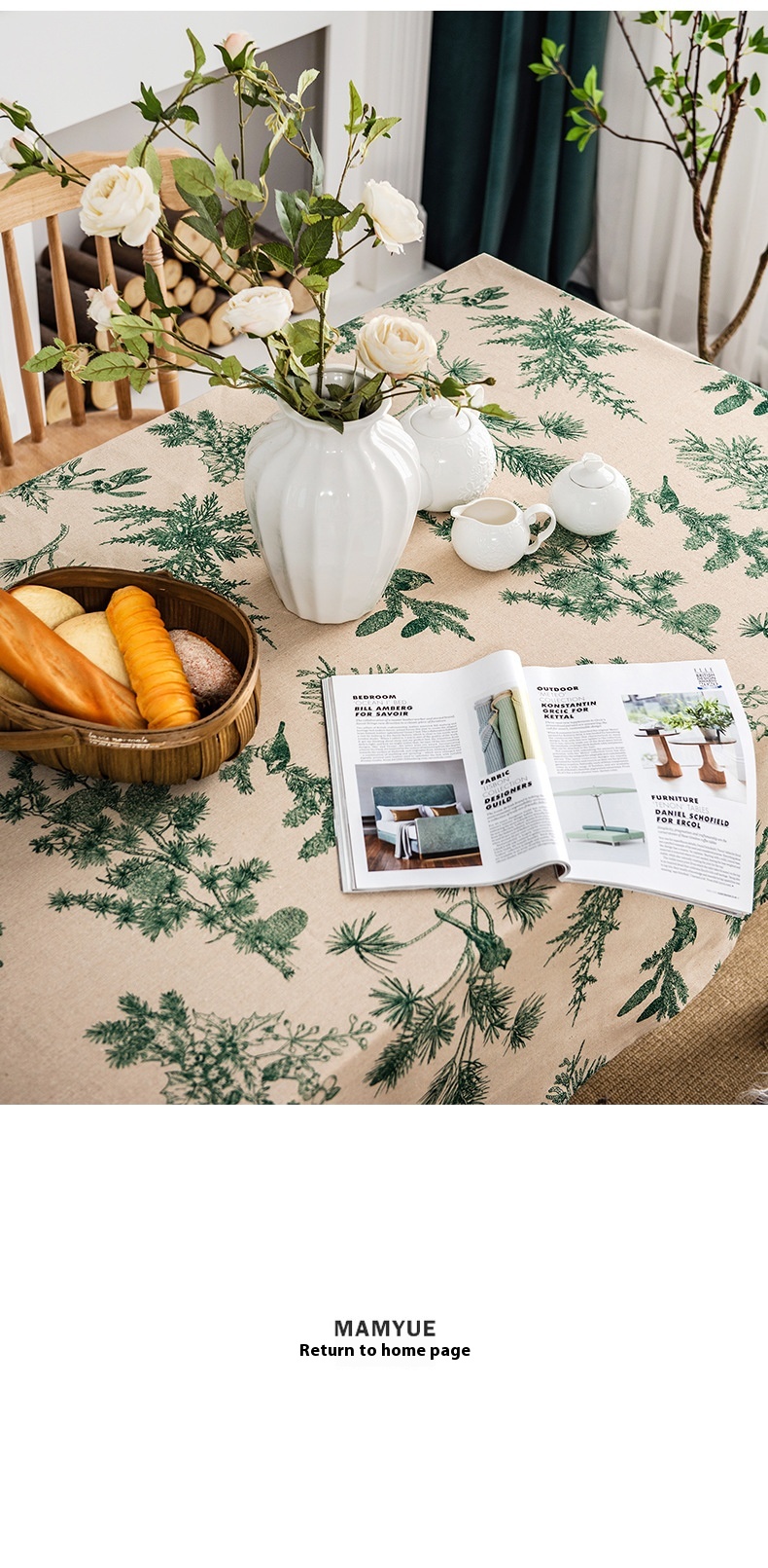 Title 11, French Pastoral Style Tablecloth Mild Luxury Re...