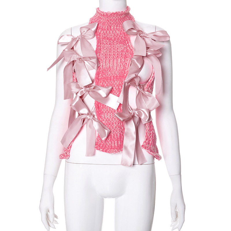 Lace-up Cutout Versatile Casual Sleeveless Top