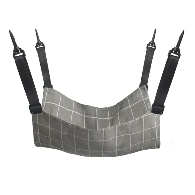 Lamb Fleece Cat Hanging Beds Pets Cage Hammock Bed For Kitten Hanging Seat Indoor Durable Winter Cat Bed Kitty Nest Puppy Cushion Pet Products Gr... Gray Plaid Spring And Autumn - Shop at LoveMi